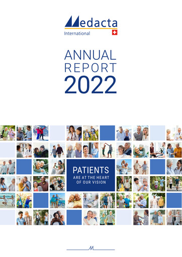Thumbnail Medacta Group Annual Report 2022