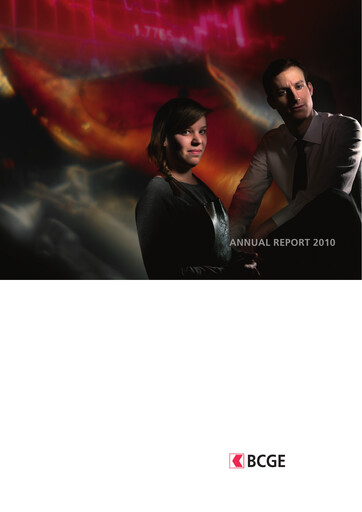 Vorschaubild Banque Cantonale de Genève Jahresbericht 2010