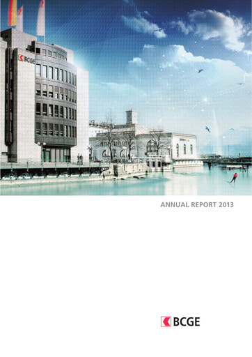 Vorschaubild Banque Cantonale de Genève Jahresbericht 2013