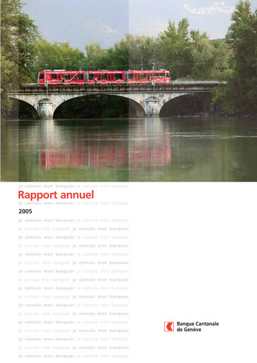 Vorschaubild Banque Cantonale de Genève Jahresbericht 2005