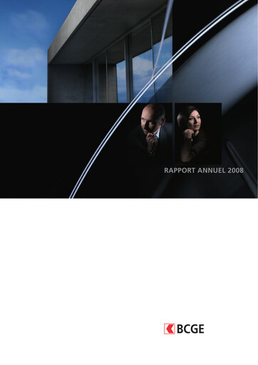 Thumbnail Banque Cantonale de Genève Annual Report 2008