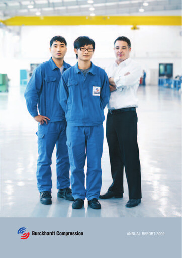 Thumbnail Burckhardt Compression Annual Report 2009