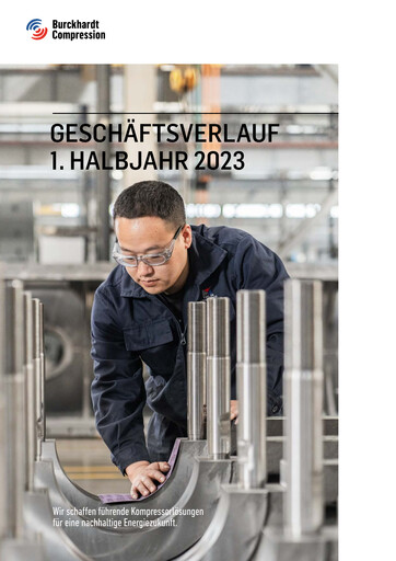 Miniature Burckhardt Compression Rapport semestriel 2023-h1