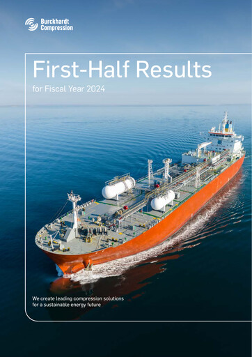 Miniature Burckhardt Compression Rapport semestriel 2024-h1