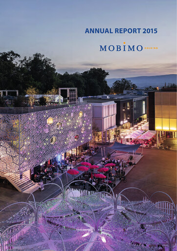 Miniature Mobimo Holding Rapport annuel 2015