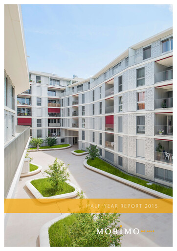 Vorschaubild Mobimo Holding Halbjahresbericht 2015-h1