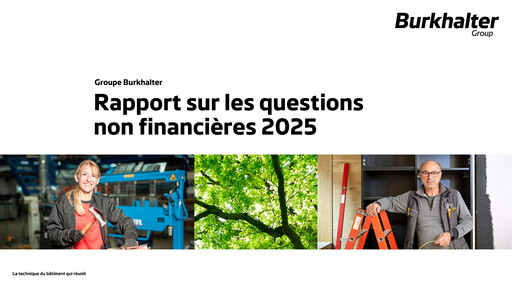 Thumbnail Burkhalter Holding ESG Report 2025
