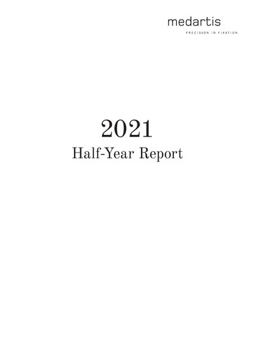 Thumbnail Medartis Holding Half-year Report 2021-h1