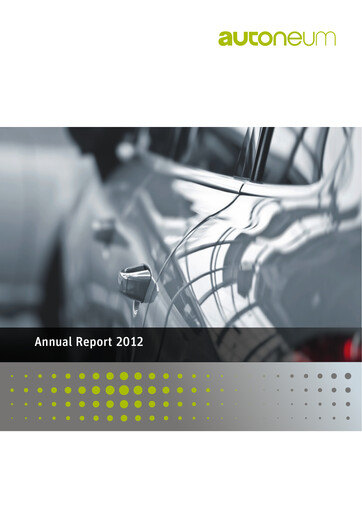 Miniature Autoneum Holding Rapport annuel 2012