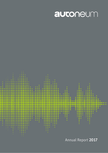 Miniature Autoneum Holding Rapport annuel 2017