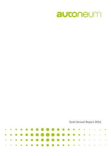 Thumbnail Autoneum Holding Half-year Report 2016-h1