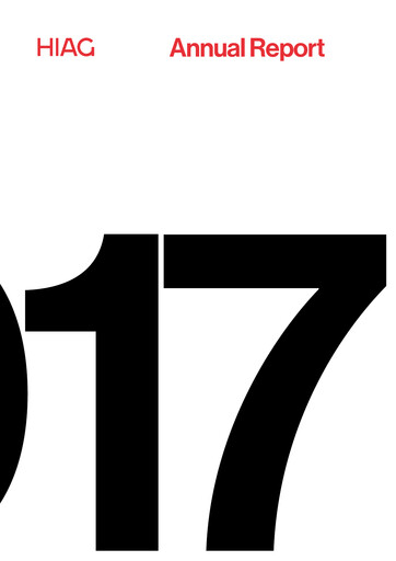 Miniature HIAG Immobilien Rapport annuel 2017