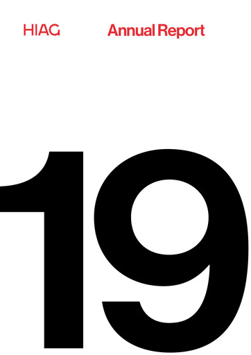 Miniature HIAG Immobilien Rapport annuel 2019