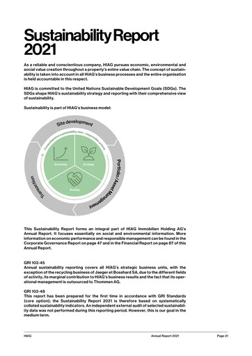 Thumbnail HIAG Immobilien Sustainability Report 2021
