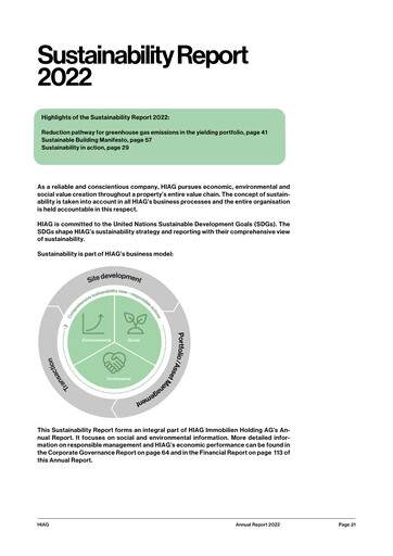 Thumbnail HIAG Immobilien Sustainability Report 2022