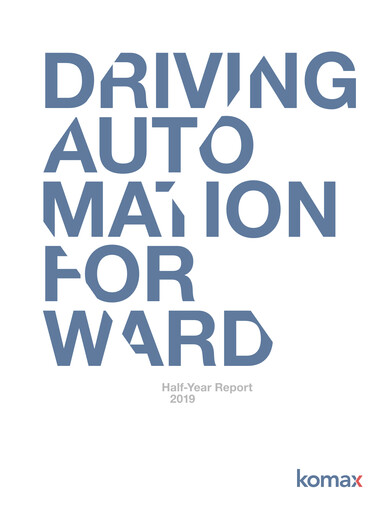 Thumbnail Komax Holding Half-year Report 2019-h1