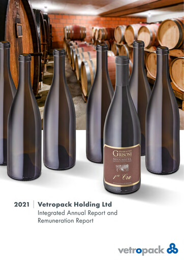 Miniature Vetropack Rapport annuel 2021