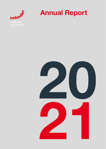 Vorschaubild Zehnder Group Jahresbericht 2021