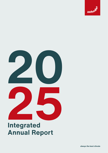 Thumbnail Zehnder Group Annual Report 2025