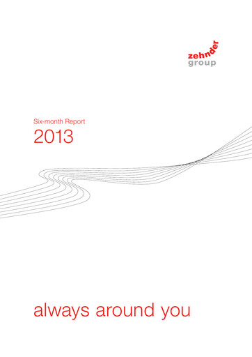 Thumbnail Zehnder Group Half-year Report 2013-h1
