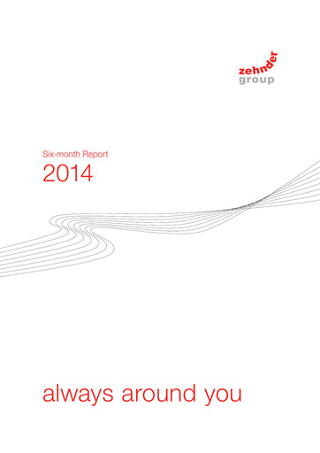 Thumbnail Zehnder Group Half-year Report 2014-h1
