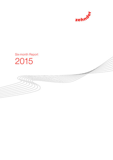 Thumbnail Zehnder Group Half-year Report 2015-h1