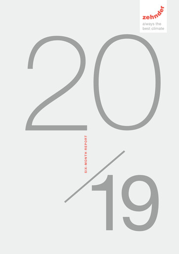Thumbnail Zehnder Group Half-year Report 2019-h1