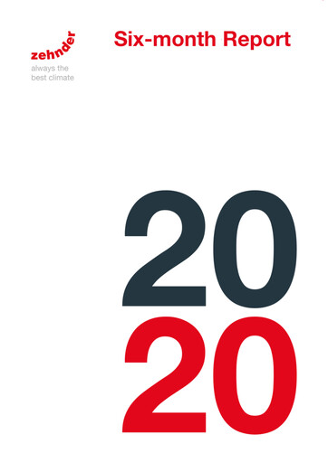 Thumbnail Zehnder Group Half-year Report 2020-h1