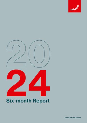Thumbnail Zehnder Group Half-year Report 2024-h1