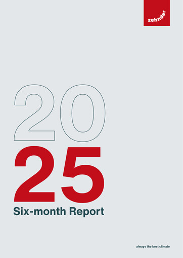 Thumbnail Zehnder Group Half-year Report 2025-h1