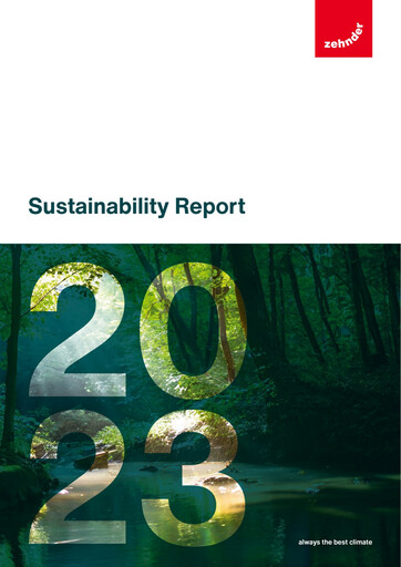 Thumbnail Zehnder Group Sustainability Report 2023