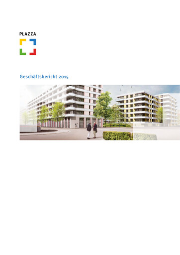 Vorschaubild Plazza AG Jahresbericht 2015