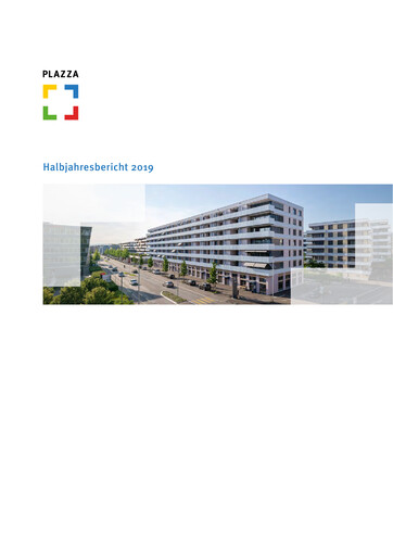 Vorschaubild Plazza AG Halbjahresbericht 2019-h1