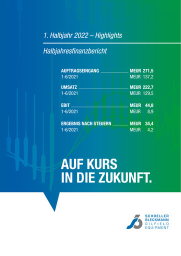 Thumbnail Schoeller-Bleckmann Oilfield Equipment Half-year Report 2022-h1