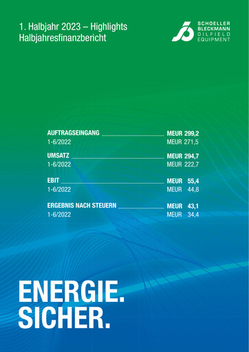 Thumbnail Schoeller-Bleckmann Oilfield Equipment Half-year Report 2023-h1