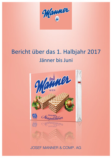 Vorschaubild Josef Manner & Comp Halbjahresbericht 2017-h1