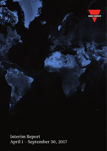 Miniature Carlo Gavazzi Holding Rapport semestriel 2017-2018-h1