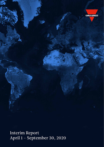 Miniature Carlo Gavazzi Holding Rapport semestriel 2020-2021-h1