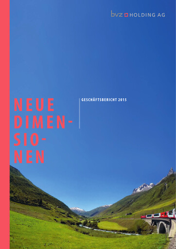 Miniature BVZ Holding Rapport annuel 2015