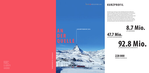 Miniature BVZ Holding Rapport annuel 2016