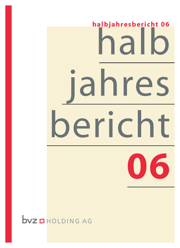 Thumbnail BVZ Holding Half-year Report 2006-h1