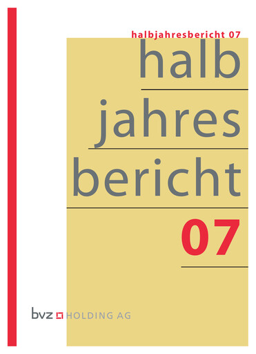 Thumbnail BVZ Holding Half-year Report 2007-h1