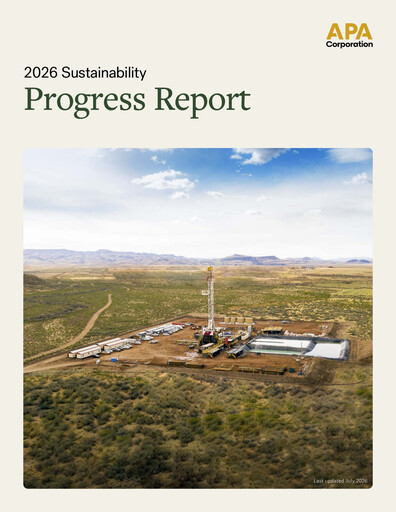 Thumbnail APA Corporation Sustainability Report 2025