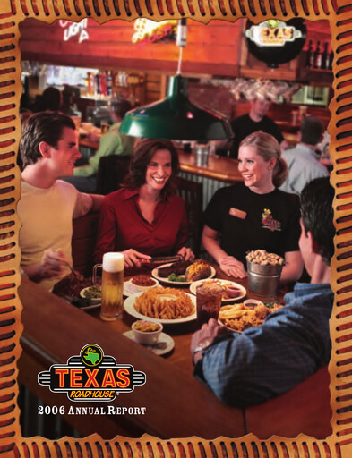 Thumbnail Texas Roadhouse
 Annual Report 2006