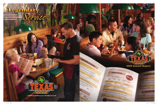 Thumbnail Texas Roadhouse
 Annual Report 2008