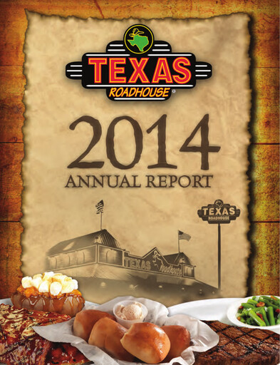 Thumbnail Texas Roadhouse
 Annual Report 2014