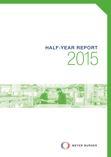 Thumbnail Meyer Burger Technology Half-year Report 2015-h1