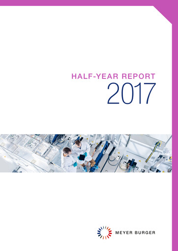Thumbnail Meyer Burger Technology Half-year Report 2017-h1