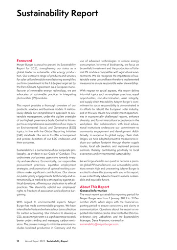 Thumbnail Meyer Burger Technology Sustainability Report 2023