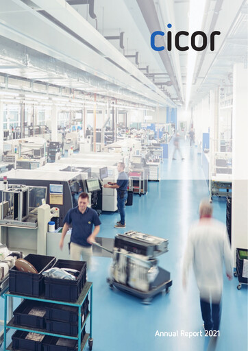 Thumbnail Cicor Technologies Annual Report 2021